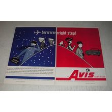1962 Avis Rent-a-Car Ad - Brrrrrrrrrright Step!