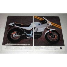 1987 BMW K100RS Motorcycle Ad - National Design Award