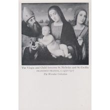 Francesco Francia The Virgin & The Child Painting Wernher Collection Postcard
