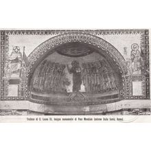 Basilica Rome Saint Leone III Pace Mondial Statue Monument Roma Antique Postcard