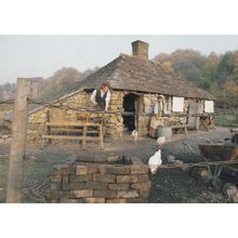 Squatters Cottage Little Dawley Shropshire Village Victorian Restored Postcard