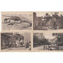 Algeria El Kantara Biskra Sidi Okba Camel 4x Old Postcard s