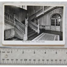 vintage Postcard The Staircase, C.H.A., Kinfauns Castle