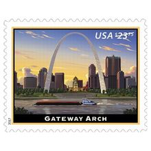 Gateway Arch $23.75 Priority Express Mail Single Postage Stamp Scott 5157