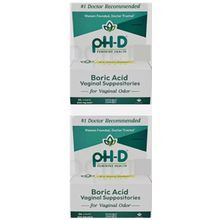 Feminine Health Vaginal Suppositories pH-D 2PK 24ct EACH 4/26