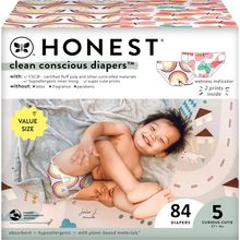 The Honest Company Clean Conscious Diapers for Sensitive Skin | Hypoallergenic,