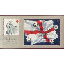 Great Britain 2002 Football FIFA World Cup Miniature Sheet Used SG MS2292 stamp