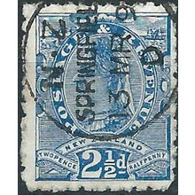 New Zealand 1897 SG239 2 1/2d Blue Perf 11 Fine Used .. ..