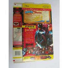 Kelloggs Corn Pops 1997 BATMAN Cereal Box 375g Box only