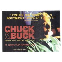 CHUCK & BUCK Film... unused postcard. #