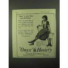 1921 Onyx Hosiery Ad - More Than Just Silk Hosiery