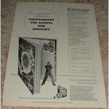 1953 Praktiflex FX Camera Ad - For Science & Industry!