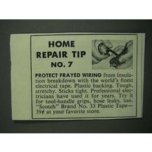 1954 Scotch Brand No. 33 Plastic Tape Ad