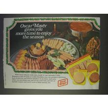 1977 Oscar Mayer Cold Cuts Ad - Enjoy The Season