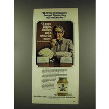 1977 Orville Redenbacher Gourmet Popping Corn Ad - Bowl Over