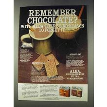 1978 Alba Hot Cocoa Mix and Fit 'n Frosty Ad
