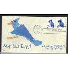 FDC Cover Magic 3048 20c Blue Jay/2 BPS (Cachet-U/A) Box0503