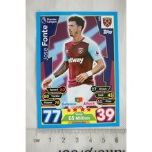 2017/18 Match Attax 350 Jose Fonte, West Ham United