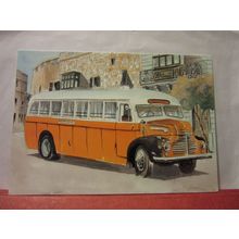 1952 LEYLAND COMET BUS. unused postcard Maximim card no 20. COACH /