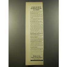 1954 Merrill Lynch Ad - At last you can be an investor for only $40 a month