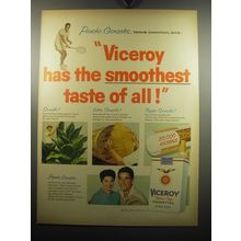 1957 Viceroy Cigarettes Ad - Pancho Gonzales, Tennis Champion