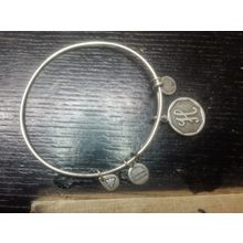 Alex and Ani Darker Letter H Charm Expandable Bangle Bracelet