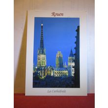 LA CATHEDRALE, ROUEN, FRANCE used postcard 2001 pm =