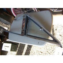 1968 PLYMOUTH FURY III 2D LH WING WINDOW COMPLETE W/ FRAME OEM #2860701