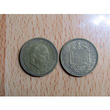 Spain 1963 Franco 1963-1963* 1 Peseta Coin