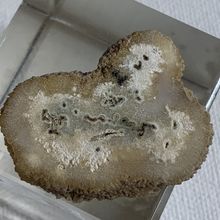 Las Torres Mine Uruguay Stalactite Slice Polished Crystal Display Specimen 1.4