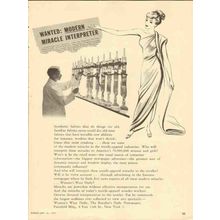 womens wear daily 1947 modern miracle interpreter fabrics vintage ad