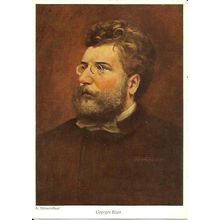 Music GEORGES BIZET Art Postcard (Ackermann 7097)