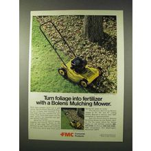 1977 Bolens Mulching Mower #8621 Ad, Foilage Fertilizer