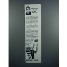 1983 Bausch & Lomb Contacts Ad - Cris Collinsworth