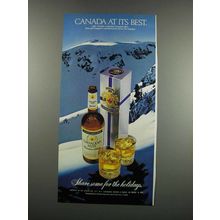 1983 Canadian Mist Whisky Ad - Canada At Its Best