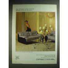 1985 Directional Sofas Ad - For those who won't abide the ordinary