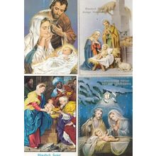 The Nativity Polish Christmas Poland 4x Postcard s
