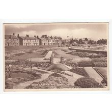 Italian Rock Garden and Beach Troon Postcard 1959 Ayrshire