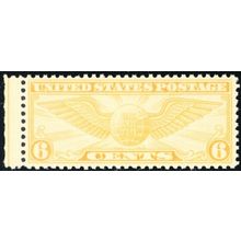 C19, Mint XF/Superb NH 6¢ "Wings" Airmail Stamp * Stuart Katz