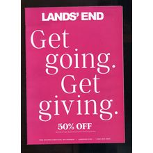 LANDS' END GET GOING GET GIVING DEC. 2023 ISSUE NEW Grab a Coat, Let's Go