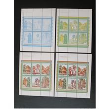 Niger 2001 Mi. 1965 - 1970 essais couleur Toutankhamon Egypt Egypte Nefertiti