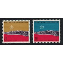 Liechtenstein Brussels Intl Exhibition 2v 1958 MNH SG#367-368 Sc#324-325
