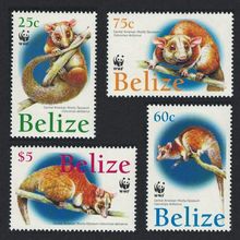 Belize WWF American Woolly Opossum 4v 2004 MNH SG#1315-1318 MI#1283-1286