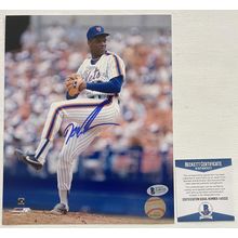 Dwight Gooden Signed Autographed Glossy 8x10 Photo New York Mets: BAS COA