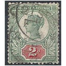 1887 SG200.2d Green & Carmine Fine Used.