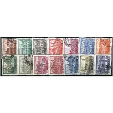 1960/1961 14 different values - #121 fine used (o)