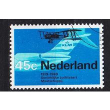 NIEDERLANDE NETHERLANDS [1968] MiNr 0904 ( O/used ) Flugzeug