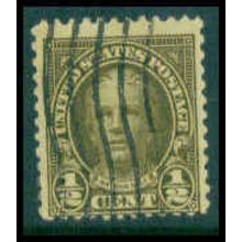Used 653 1/2c Nathan Hale Average M10265
