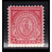 682 2c Massachusetts Just Clears MNH O1773