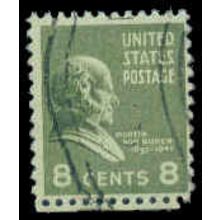 Used 813 8c Martin Van Buren Barely Clears M07882